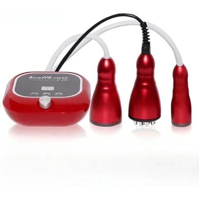 Elektrische Schrapingsmassager Lichaamsschrapingsmassage Slim Elektrisch Vacuüm Cupping Verwarmingszuignapapparaat Rug Nek Arm Massager EU rood