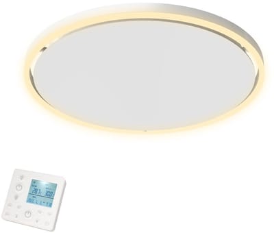 Quality Heating - GlowRing WiFi Infraroodpaneel met LED Verlichting 750W 56 cm – Slimme Verwarming met Verlichting
