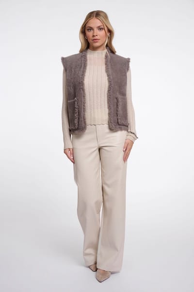 Rino & Pelle Jassen - Vita waistcoat - Bruin