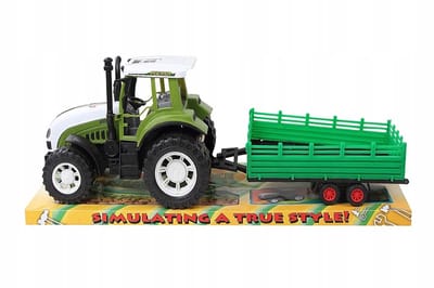 Boerderij Speelgoed Tractor met Aanhanger voor Kleine Boeren