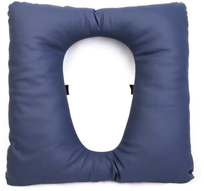 Toiletmat voor Bedlegerige Ouderen – Anti-Decubitus Matras voor Stuit, Billen en Heupen – Zorgmat voor Verlamde Patiënten, Drukzweren Voorkomen - Blauw