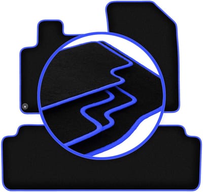 CARLUX-BLUE automatten voor: Peugeot 407 coupé, sedan, stationwagen, SW (2004-2011)