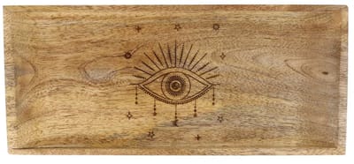 Dienblad Alziend Oog Mangohout - 29 cm x 13 cm
