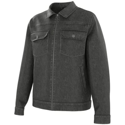 LIVERGY Heren spijkerjas (Zwart, S)