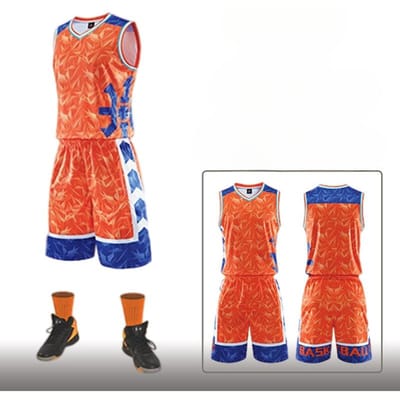 Basketbalpak, trainingskamp voor mannelijke en vrouwelijke middelbare scholieren, wedstrijdshirt, zweetabsorberend voor kinderen 6XL