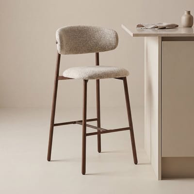 LABEL51 Kaito Barkruk - Naturel - Geweven - Laag - Kruk -