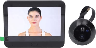 Video Deurbel Camera - Slimme Deurbel Monitor - Woning Beveiliging - 1080P HD Beeld - 7 inch Scherm - Zwart