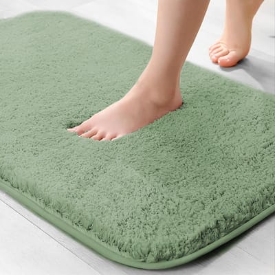 Dailygoods- Badmat Superdik 2 cm - Microvezel Antislip - Badkamertapijt - Absorberend - Pluizig - 40 x 60 cm - Badkamermat