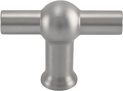 Kastknop T-Greep RVS Kansas - Diameter 15mm - Knoppen voor keukenkast - deurknopjes - Meubelknoppen / Kastknoppen RVS