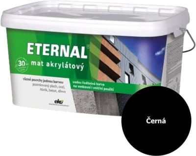 Eternal MAT Acryl 5 kg, 013 Zwart
