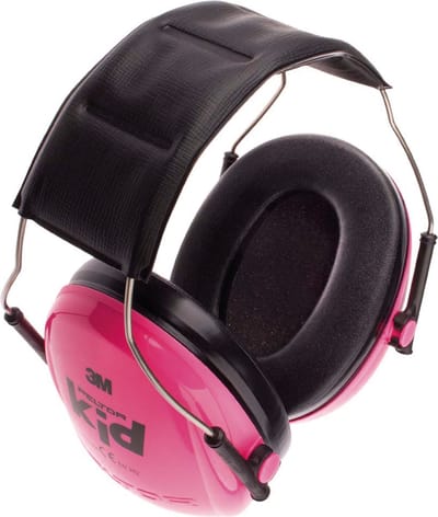 3M - Peltor Kid - Gehoorbescherming voor kinderen - 27dB - fluo roze - H510A K