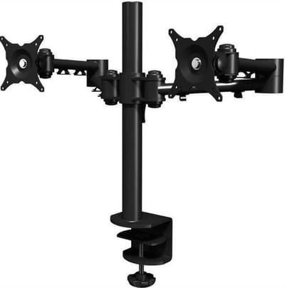 Dubbele monitorarm dual in Zwart
