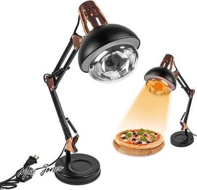 Mrs. Jones Voedselwarmer Draagbaar - Buffet Feestjes Foodsafe - Ideaal voor Restaurants Feestdagen Snackstanden (Zwart) .