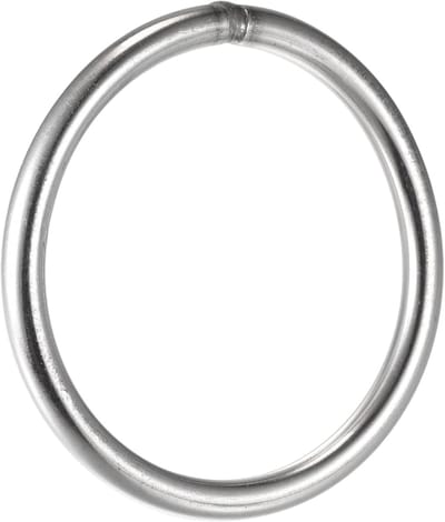 Dailygoods - Roestvrij Stalen O-ring 120 mm voor Hangende Objecten