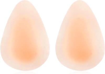 Onzichtbare siliconen tepelafdekkingen in druppelvorm met heffunctie - Herbruikbaar - Voor bruiloft, dans, feest en dagelijks gebruik - Bikini - Comfortabel en discreet - Nude kleur