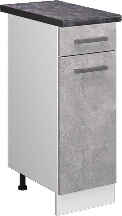 Vicco R-Line Keukenonderkast – 30 cm, WB Antraciet Beton