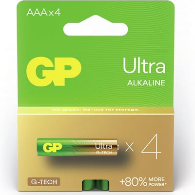 GP Ultra Alkaline AAA - 40 batterijen