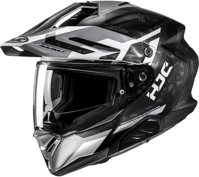 HJC RPHA 60 Dakar Zwart Wit Zilver Adventure Motorhelm - Helm