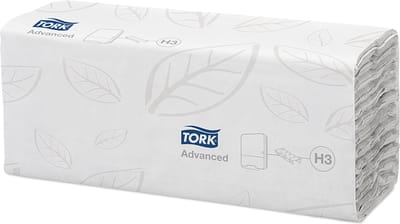 Handdoek Tork H3 290264 Advanced 2laags 31x25cm 20x120st