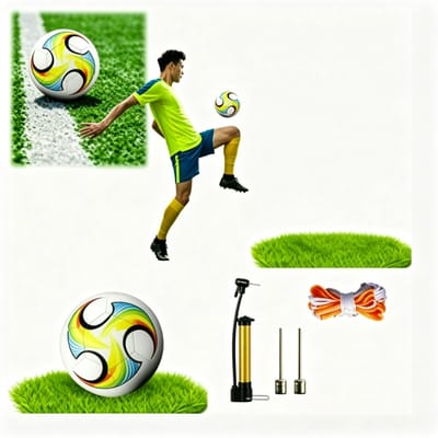 VHV - Kinder Voetbal - Witte PVC Speelbal - Indoor en Outdoor Trainingsbal voor Jongens en Meisjes