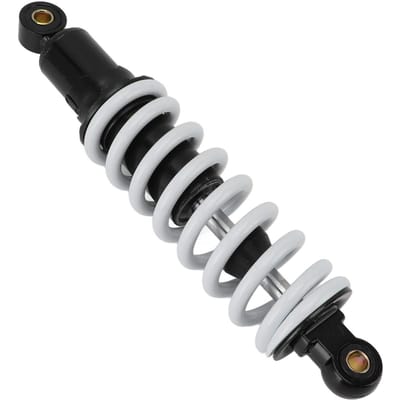 285mm Motorfiets Schokdemper 10mm Veer Diameter Heavy Duty Verstelbare Demping voor ATV Crossmotor Go-kart Scooter black