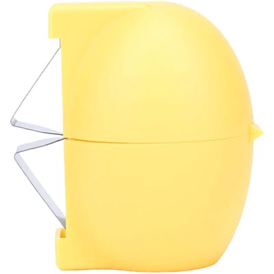 Casseur de Coquille d'Œuf Ergonomique Ouvre Rapidement les Coquilles d'Œufs Durs ou Crus Ouvre-Coquille pour la Cuisine la Pâtisserie Jaune