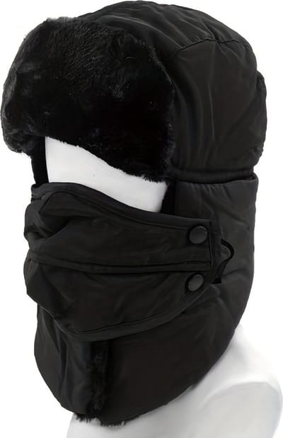 Livano Wintermuts - Heren - Dames - Volwassenen - Muts - Ski Mask - Bivakmuts - Balaclava - Ski Masker - Wintersport - Full Face Mask - Winter Masker - Voor Winter - Zwart