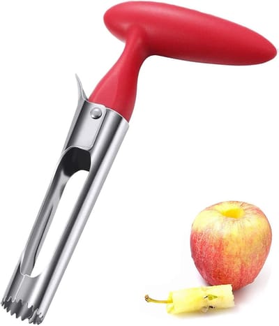 RVS Appel- en Peerboor voor Thuis en Keuken met Scherpe Zaagrand en Handvat voor Eenvoudig Kern Verwijderen