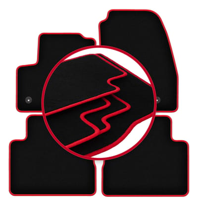 CARLUX-RED automatten voor: Ford C-MAX MK2 minivan (2015-2019)
