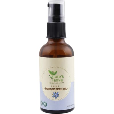 Масло семян Бурачника (50 мл), Pure Borage Seed Oil,  Nature's Tattva 25.78125