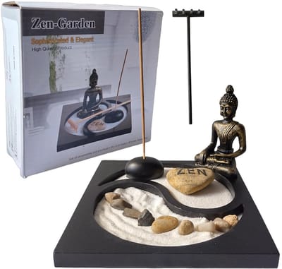 Miniatuur Zen Tuin Set voor Meditatie en Ontspanning