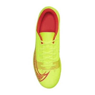 Nike Heren Mercurial Vapour 14 Club zaalvoetbalschoenen (Volt/helder karmozijnrood)