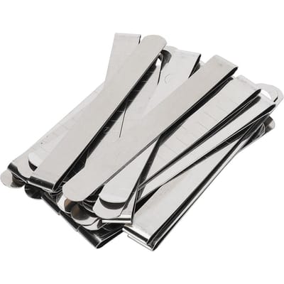 Ensemble de 20 Pinces à Ourlet 3 Pouces Fixation Métallique Règle de Mesure Marqueur DIY Accessoires de Couture white