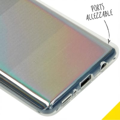 Accezz Hoesje - Geschikt voor Samsung Galaxy A42 - Clear Backcover - Transparant