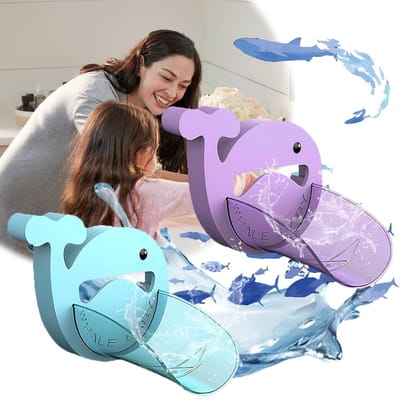 MTTProducts - Tap Extender - Kinderen - Eenvoudig te installeren - Blauw/Paarse - Handwas - Waterbesparing - Geschikt voor keuken en badkamer