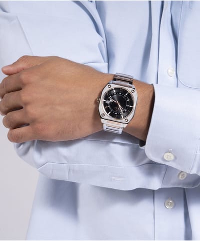Gc Gc Airborne Quartz Analog Zilver Toon & Rose Goud Toon Case: 100% Stainless Steel | Armband: 100% Stainless Steel 39 Z16002G2MF