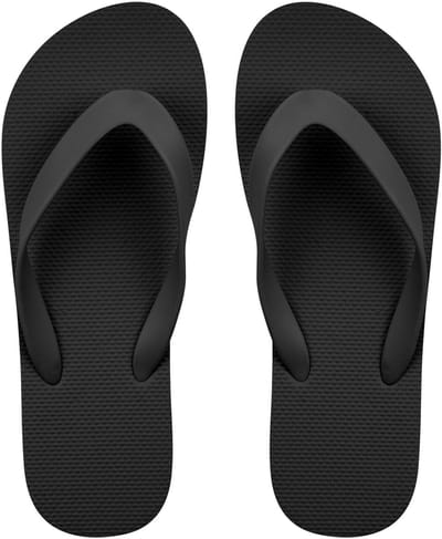 Aomig unisex teenslippers, rubberen teenslippers voor dames, teenslippers voor zwembad, antislip platte teenslippers voor vakantiestrand (41/42)