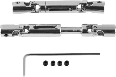 Duurzame Metalen Aandrijfas voor RC Trucks - Upgrade Accessoires met 4 Schroeven voor 1/16 Schaal Militaire Voertuigen en Speelgoed RC Trucks