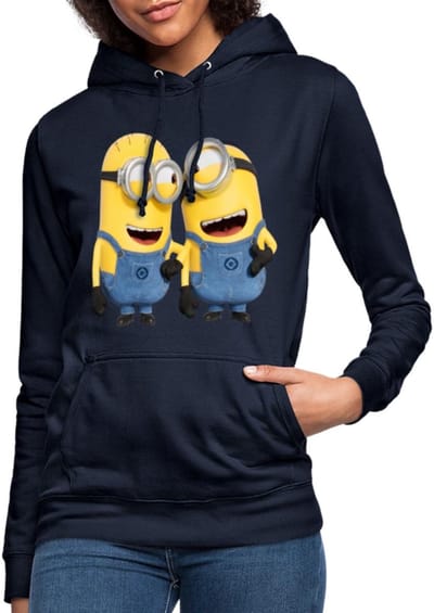 Minions Phil En Stuart Grappig Hoodie Dames