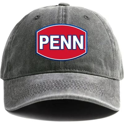 Casquettes Penn Reels Chapeaux Usés Casquette Hommes Femmes Rétro Extérieur Été Réglable Chapeau Amateur de Pêche Protection Solaire Extérieure Adjustable gray