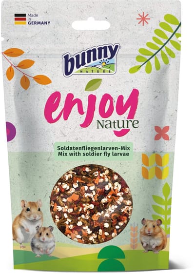 Bunny Nature Enjoy Nature Mix Soldier Fly Larvae - 6 x 90 gr - Voordeelverpakking