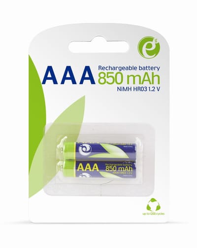 Gembird EG-BA-AAA8R-01 huishoudelijke batterij Oplaadbare batterij AAA Nikkel-Metaalhydride (NiMH)
