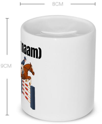 Akyol - paardrijden met eigen naam Spaarpot - Paarden - paarden liefhebbers - iemand die houdt van paarden - verjaardag - cadeau - kado - 350 ML inhoud