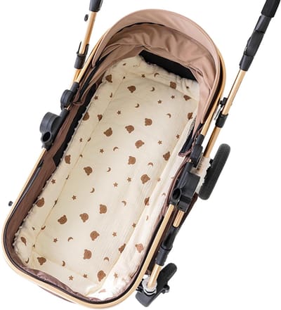Ademend Verdict Kinderwagenkussen – Comfortabel Beschermend Pad voor Kleintjes（34*74cm）