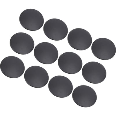 12 stuks Laptop Onderkant Behuizing Voeten Rubber Antislip Vervanging Onderste Voeten met Reparatiegereedschap voor Pro black