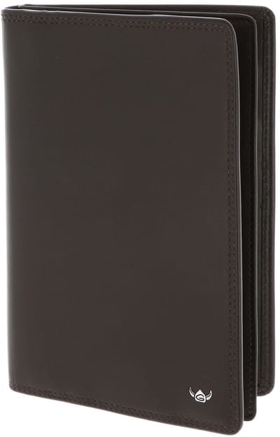 Golden Head Leren identiteitskaarthoesje Polo RFID Protect Brieftasche mit RV 4041 Dunkelbraun donkerbruin