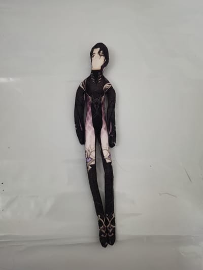 26cm Flexibel Lichaam Draad Genshin Impact Lohen Zandik De Dokter Il Dottore Pantalone Pluche Speelgoed Anime Spel Figuur Pluche Pop 26cm
