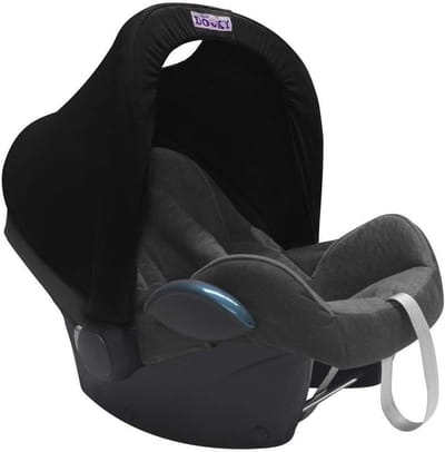 Universele Dooky Dekzeil voor Babyschaal en Kinderwagen - UV-bescherming en Klittenband