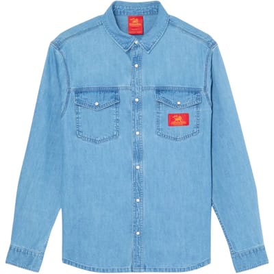 Quiksilver Bom Marley Uprising Overhemd Met Lange Mouwen Blauw M Man
