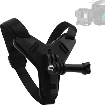 Motorhelm Chin Holder met J Hook Bevestiging en Antislip Siliconen voor GoPro en DJI Osmo Action Accessoires